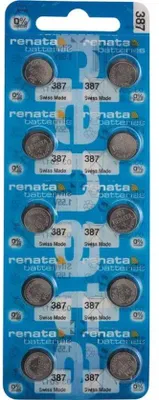 Productafbeelding van Renata – 387 MP CE – Knoopcel batterij – 10 stuks