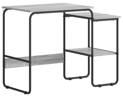 Imagen del producto de Escritorio con almacenamiento Sonoma gris 100 x 50 x 75 cm