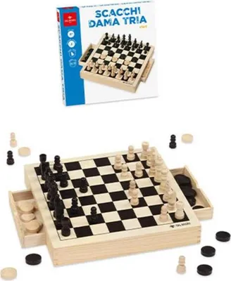 Immagine prodotto di Dal Negro 053490 Set scacchi dama / scacchiera da tavolo