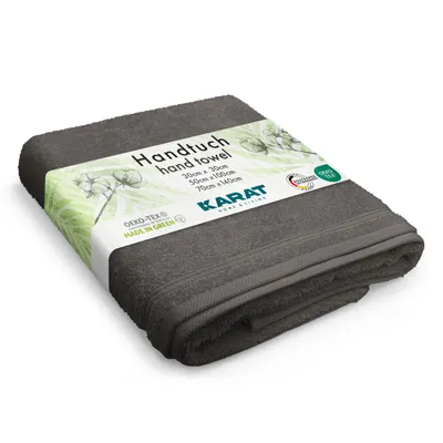 Produktbild von Handtuch Bay sanft, saugstark und vielseitig nutzbar Grau 70 x 139 cm