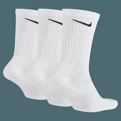 Produktbild von NIKE 6 X Sport Socken 2 X 3er Pack SX7664 SX4508, Farbe:Weiß, Größe:M = 38-42