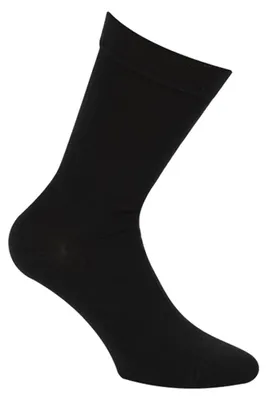 Produktbild von Boru Bamboo Bambussocken mit Frotteesohle, 12 Paar, Schwarz, Größe 46-47