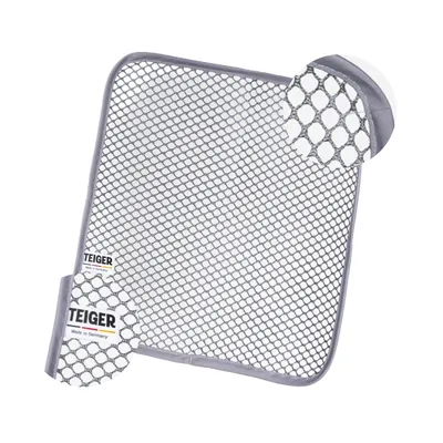 Produktbild von Teiger 1 x Single Reinigungstuch + Teigschaber Teigreiniger Teigentferner Netztuch für hartnäckige Verschmutzungen Teigtuch Mesh Spültuch Tuch
