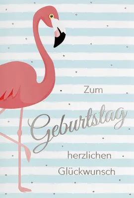 Produktbild von Geburtstag  Unverpackt  Glückwunschkarte im Format 115x17cm mit Umschl