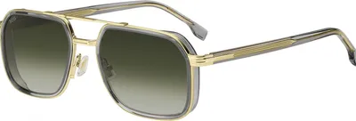 Produktbild von Hugo Boss BOSS 1724/S Grey gold 55/19/150 Herren Sonnenbrillen