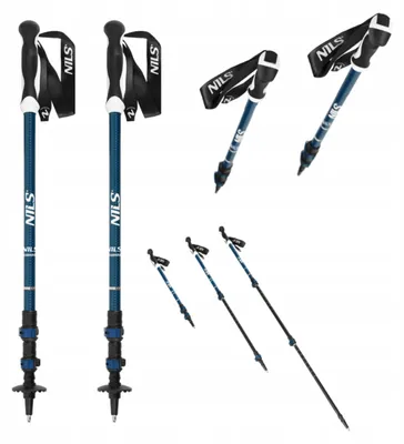 Produktbild von Nils TK8601 Aluminium Trekkingstöcke – Verstellbar Nordic Walking