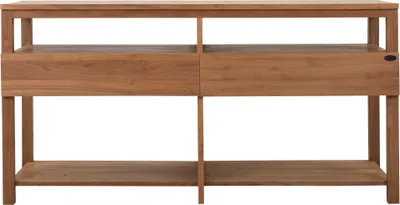 Obrázek produktu pro Teako Design pracovní stůl Carmelo s posuvným mechanismem, teakové dřevo, 180 x 60 x 92 cm