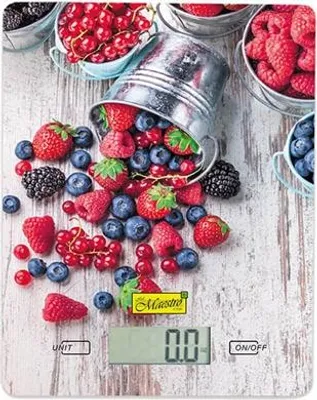 Produktbild von Feel Maestro MR1802, Elektronische Küchenwaage, 5 kg, 1 g, Grau, LCD, 3 V