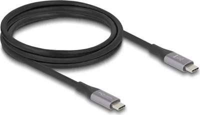 Immagine prodotto di DELOCK DeLOCK 81192 Cavo USB USB4 Gen 2x2 2 m USB C nero, grigio