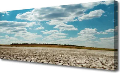 Produktbild von Tulup Leinwand-Bilder 125x50 Wandbild Canvas Kunstdruck Wüste Landschaft