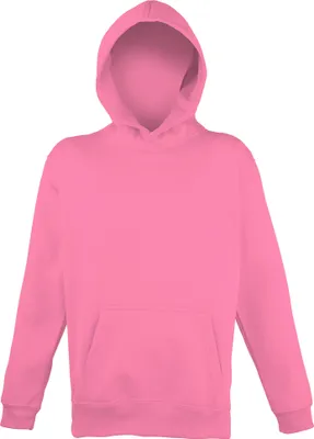 Produktbild von Awdis Kinder Kapuzen Pullover RW179 (9-11 Jahre) (Leuchtpink)