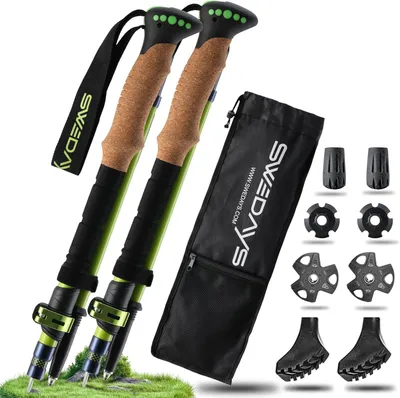 Obrázok produktu pre Trekingové palice 115-135 cm, hliník alebo karbón, korkové rukoväte, pre nordic walking