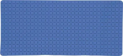Produktbild von MSV Dusche/Bad rutschfeste Matte Badezimmer - Gummi - blau - 76 x 36cm