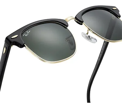 Produktbild von Ray-Ban Clubmaster Classic, Erwachsener, Uni, Clubmaster, Quadratisch, Halbe Einfassung, Schildkröte