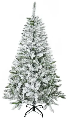 Zdjęcie produktu dla Choinka sztuczna 150 cm z sztucznym śniegiem, 358 gałązek