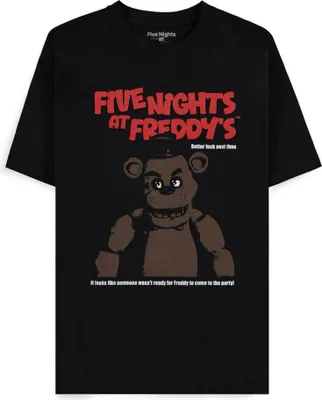 Produktbild von Five Nights At Freddy's T-Shirt Herren Better Luck Next Time schwarz XL