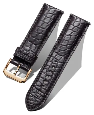 Produktbild von Echtleder Uhrenarmband aus Alligator, 18-22mm