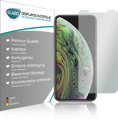Produktbild von 4x Slabo Displayschutzfolie für iPhone XS Max | iPhone 11 Pro Max MATT "No Reflexion" Displayfolie Schutzfolie Folie
