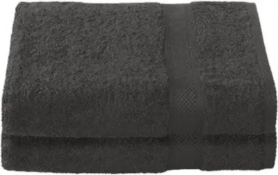 Produktbild von handtücher Stephanie70 x 140 cm schwarz 2 Stück
