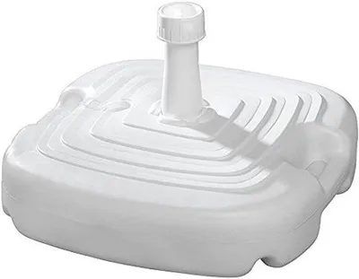 Produktbild von Famanu Parasolständer mit Wasserreservoir - Weiß, ca. 20 Liter