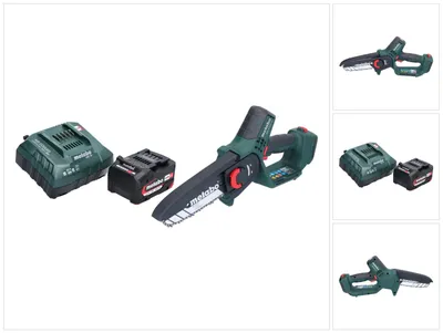 Immagine prodotto di Metabo MS 18 LTX 15 sega da potatura a batteria 18 V 15 cm 5 m/s + 1x batteria ricaricabile 4,0 Ah + caricatore