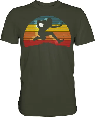 Produktbild von Retro American Football Sport T-Shirt – Urban Khaki / M