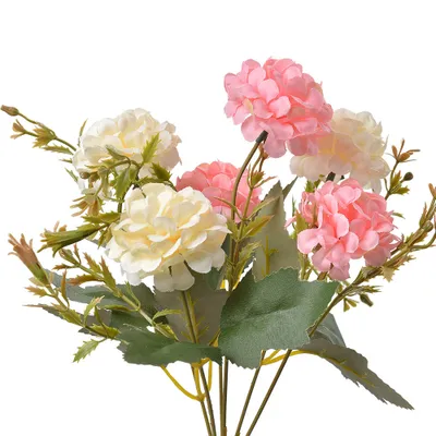 Image de Clayre & Eef Fleur artificielle 28 cm Rose Beige Plastique