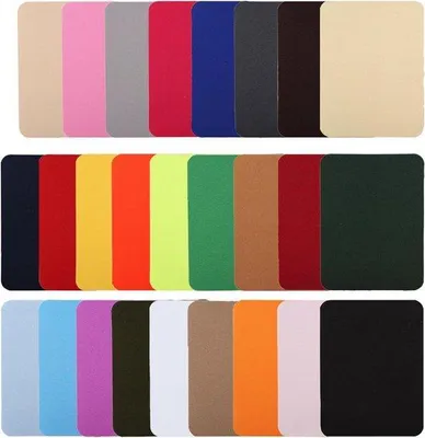 Produktbild von Set von 26 Strichapparaten in 26 Farben, Ideal für Kleidungsreparatur, T-Shirts, Jeans und Taschen, 12,5 x 9,5 cm Textilreparatur