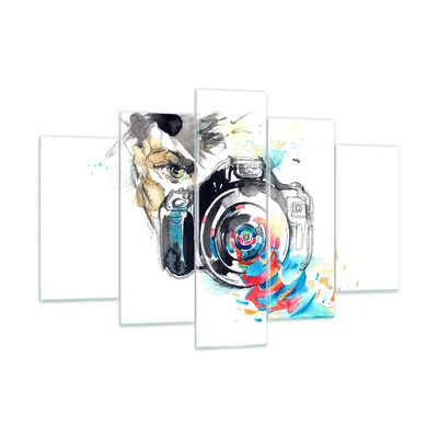Produktbild von Bilder auf glas - Fotograf Kamera Fokus Hobby - 150x100cm - Glasbilder - Wandbilder - Kunstdruck - zum Aufhängen bereit - Wanddekoration aus Glas - Glas Bilder - Wandbild auf Glas - GEA150x100-3022