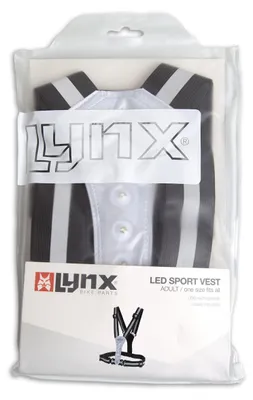 Produktbild von Lynx Harnas USB führte Sportweste schwarz