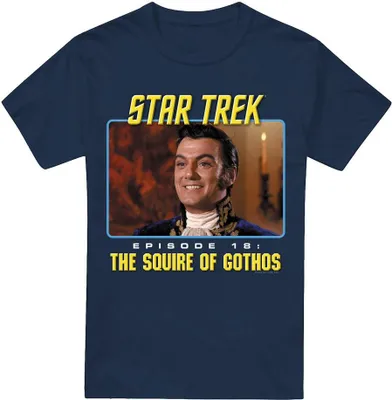 Immagine prodotto di Star Trek - Maglietta "Lo scudiero di Gothos" da uomo TV5742 (S) (blu navy)