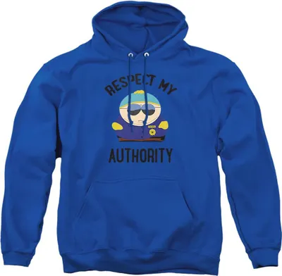 Immagine prodotto di South Park - Felpa con cappuccio "Respect My Authority" per uomo/donna Unisex TV23418 (M) (Blu Reale)