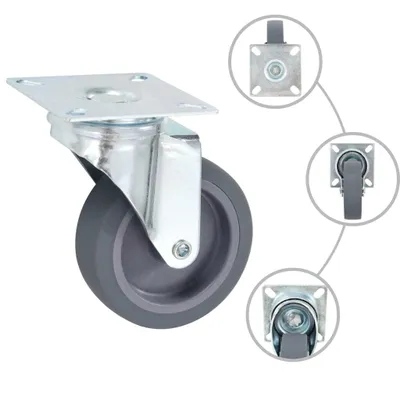 Image de vidaXL Roulettes pivotantes 4 pcs. 75 mm