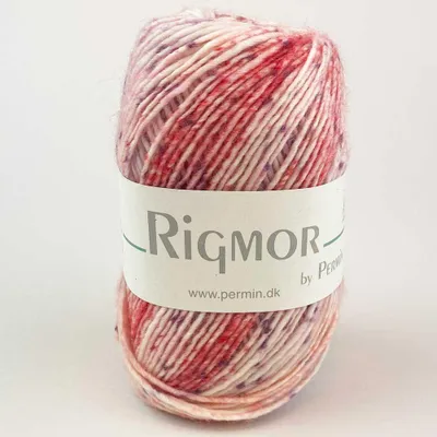 Zdjęcie produktu dla Rigmor by Permin – Przędza wełniana Superwash (23 czerwono-różowa)
