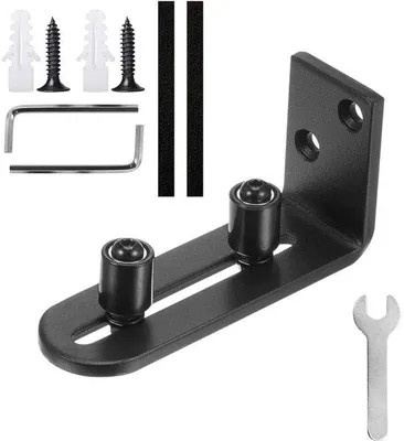 Obrázek produktu pro Kolejnice pro posuvné dveře do skříně – nastavitelná – kovová – bílá – 120 cm