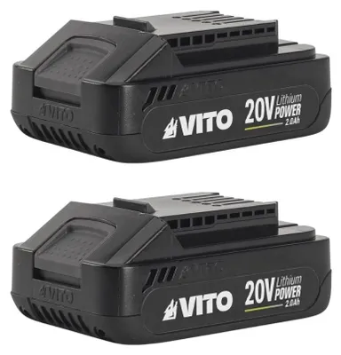 Image de Pack 2 Batteries Lithium 20V 2Ah Gamme sans fil LI VITO