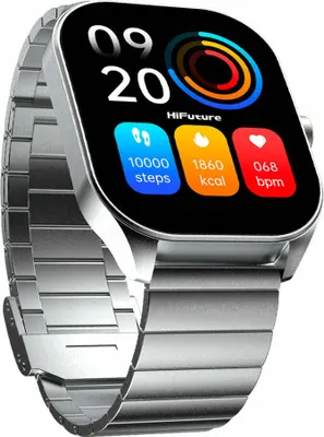 Produktbild von Hifuture Apex 5,18 cm (2.04") AMOLED 40 mm Digital 368 x 448 Pixel Touchscreen Silber