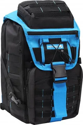 Produktbild von Werkzeug-Rucksack – Stoff aus 600D-Polyester, Funktionsschlaufen an der Außenschicht, 3 Fächer in unterschiedlichen Größen | Högert Technik