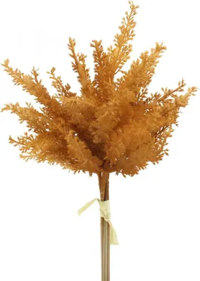 Produktbild von Künstliches Pampasgras Orange 35cm - Trockengräser Deko 4St