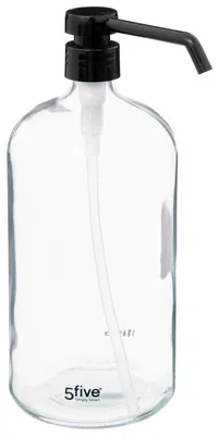 Obrázok produktu pre Dávkovač na tekuté mydlo, sprchový gél, sklo, 1 liter