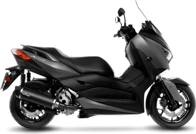 Zdjęcie produktu dla LeoVince SLIP-ON ze stali nierdzewnej SBK NERO do YAMAHA X-MAX 300/IRON MAX z katalizatorem