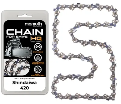 Produktbild von Sägekette Kettensäge 45cm 1,5mm 0,325"" 72TG für Shindaiwa 420