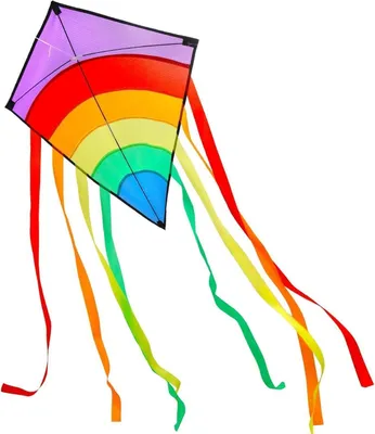 Image de LEBEXY Cerf-volant monofilament pour enfants et adultes 73x65 cm avec 80m de corde à cerf-volant