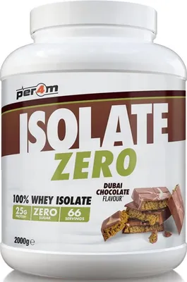 Produktbild von Per4m Whey Isolate Zero (2000g) Dubai Chocolate - Eiweiße - Molkenprotein-Isolat