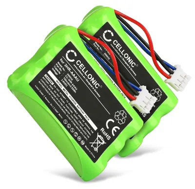 Produktbild von CELLONIC 2x Akku für Festnetz Kompatibel mit Bang & Olufsen BEOCOM 6000, BeoCom 1, BeoCom M6000, 3HR-AAAU - (700mAh, 3.6V)