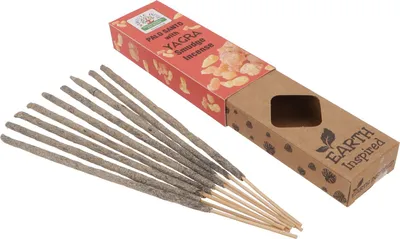Produktbild von Natürliche Handgerollte Namaste India Räucherstäbchen - Palo Santo Yagra, Orange, 23*4,5*2 cm, Indische Räucherstäbchen