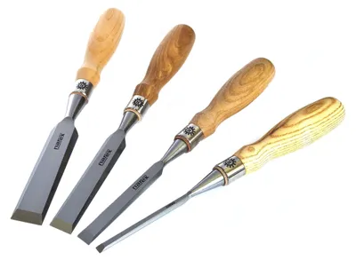 Produktbild von Set aus 4 Holzbeiteln für die Holzbearbeitung