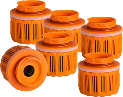 Produktbild von 6x Grayl Ersatzfilterpatrone GeoPress Reisewasserfilter - orange