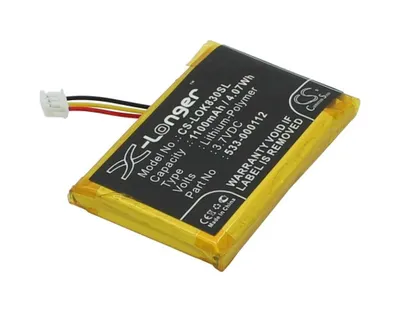 Zdjęcie produktu dla Zamienny akumulator LiPoly 3,7V 1100mAh odpowiedni dla Logitech K830