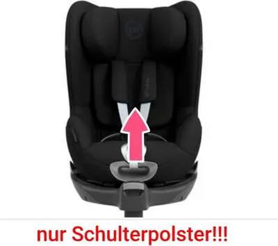 Produktbild von Cybex Sirona Ti/Si Schulterpolster sepia black
